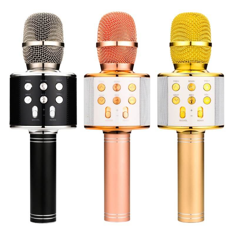 Mic Hát Karaoke Cầm Tay Không Dây - Micro Karaoke Bluetooth