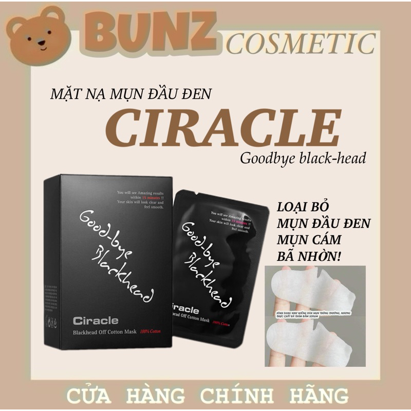 Miếng dán lột mụn đầu đen Goodbye BlackHead Ciracle
