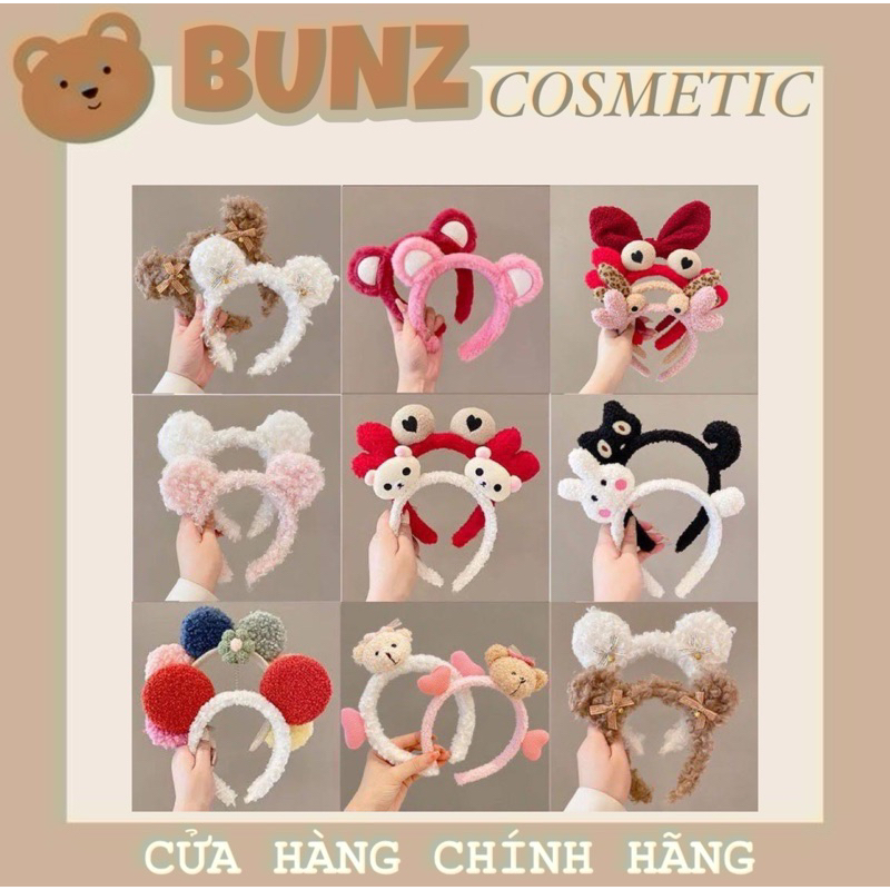 Băng đô , cài tóc rửa mặt