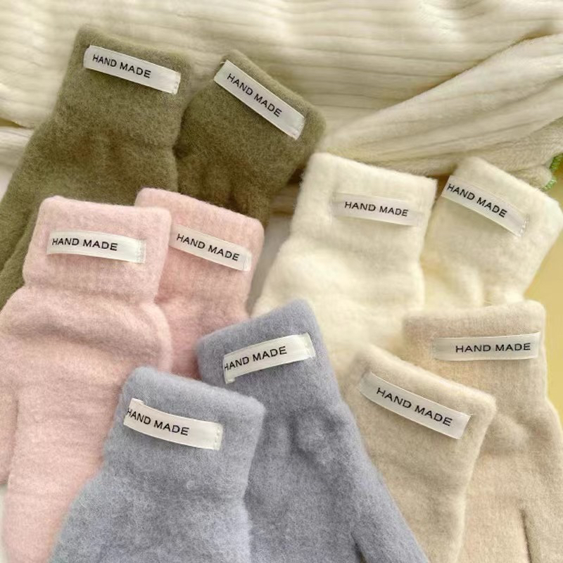 GT003 - Găng tay nữ dễ thương mùa đông handmade phong cách Hàn Quốc
