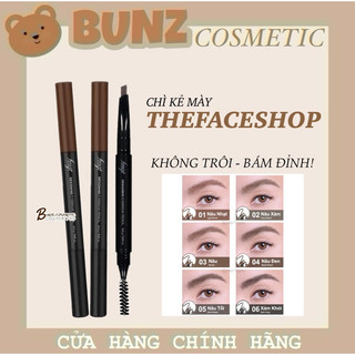 Chì kẻ mày ngang Hàn quốc 2 đầu