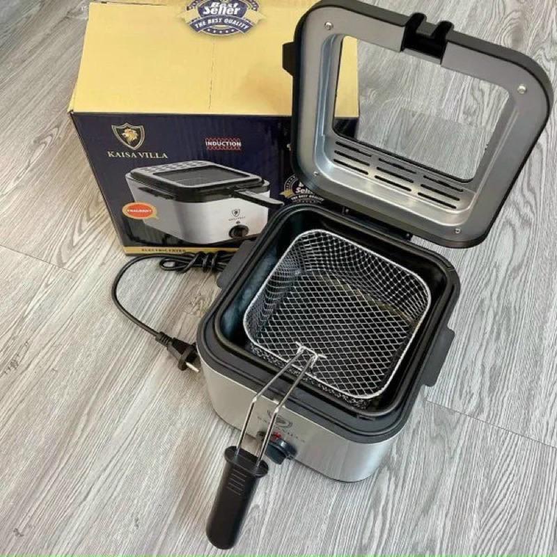 Nồi Chiên Ngập Dầu, Bếp Điện Chiên Rán Dầu KAISA VILLA - Hàng Chính Hãng