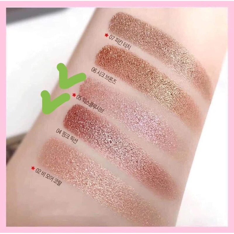 Phấn Mắt Má Bắt Sáng Clio Siêu bền màu