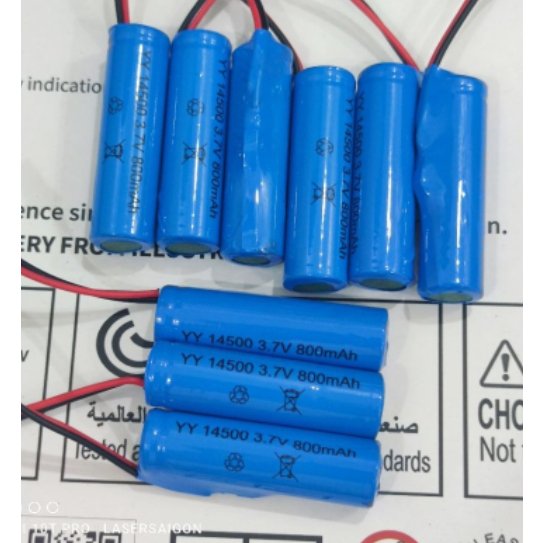 Pin sạc xe điều khiển i-ion 1200mah 3.7v,  7.4v jack SM size 14500
