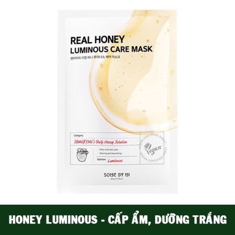 COMBO 10 Mặt Nạ Giấy Ngừa Mụn, Trắng Da Some By Mi Mask Mẫu Mới