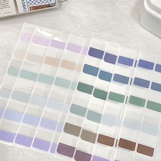 SET 10 Tờ Giấy Đánh Dấu Trang Màu Pastel