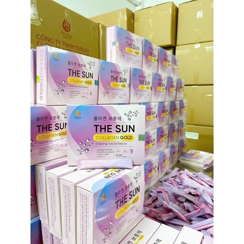 Collagen The Sun Giúp Da Trắng hộp 20 gói