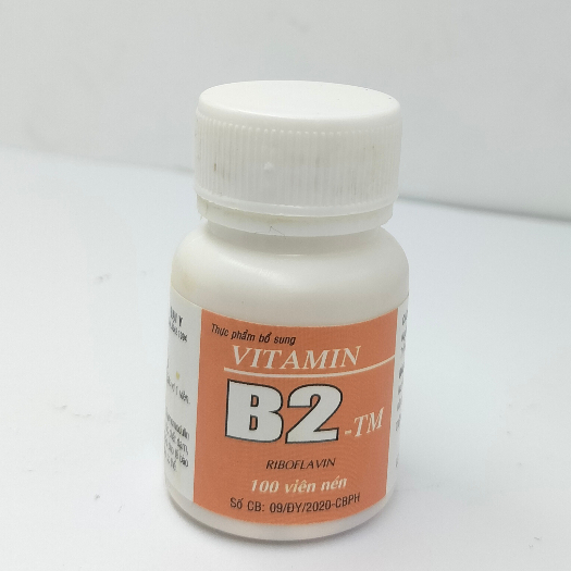 Vitamin B2 2mg - lọ 100 viên
