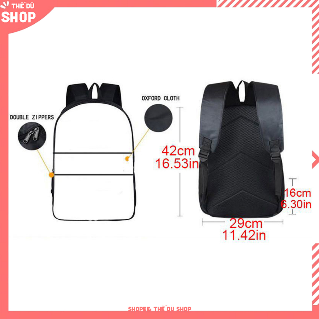 Balo Sans 404 Gaster Blaster Siêu Ngầu - Ba Lô In Hình Error 404 Sans 3D