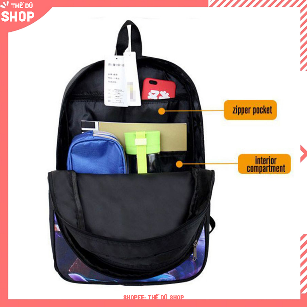 Balo Sans 404 Gaster Blaster Siêu Ngầu - Ba Lô In Hình Error 404 Sans 3D