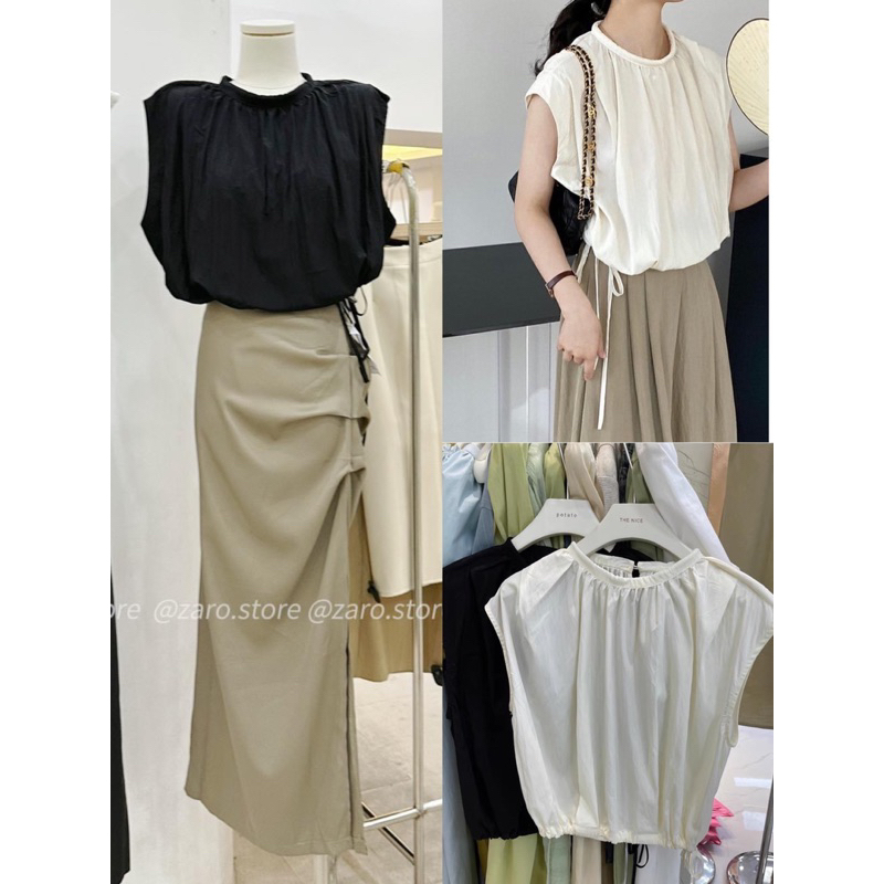 Áo sát nách bo chun [HÌNH CHỤP TẠI SHOP]