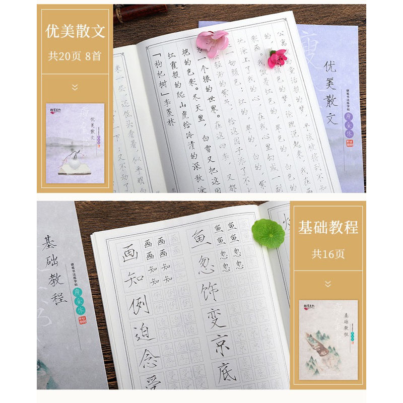 Sét 10 vở luyện viết các tác phẩm kinh điển Trung Hoa