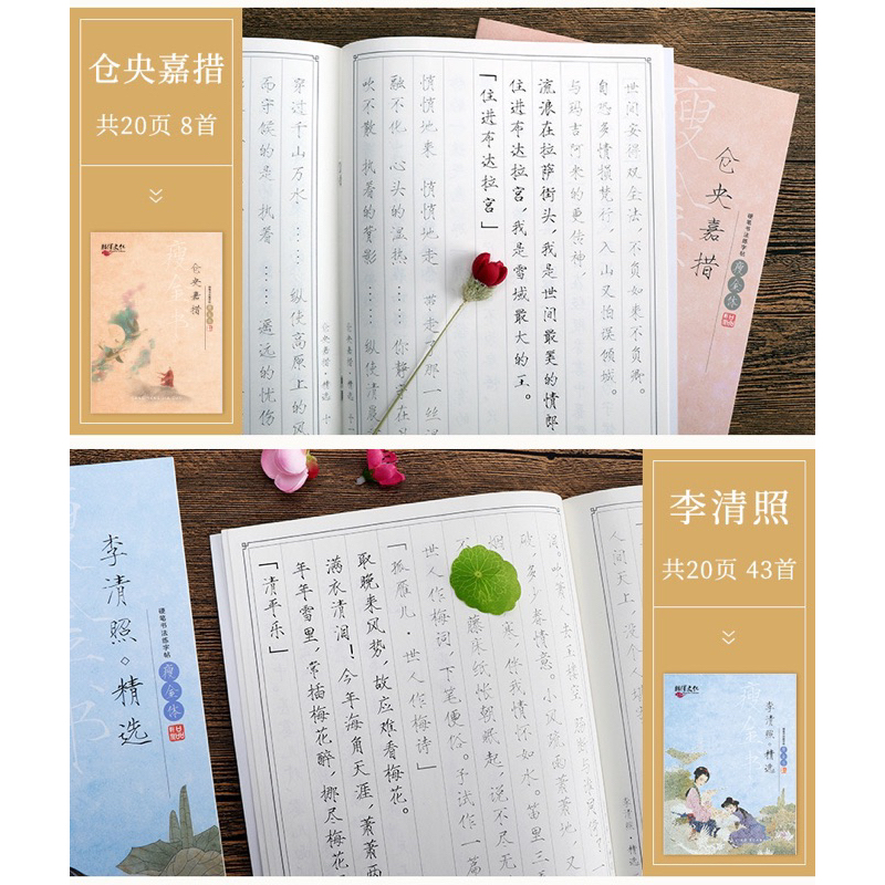 Sét 10 vở luyện viết các tác phẩm kinh điển Trung Hoa