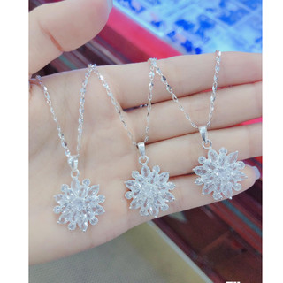 Dây chuyền nữ bạc 925 hoa mặt trời , to đẹp lấp lánh - đại phát