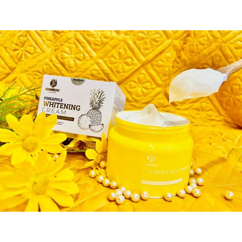 💥Siêu phẩm 2023💥 Kem Body Dứa Bamboo - trắng mịn da, se khít lcl