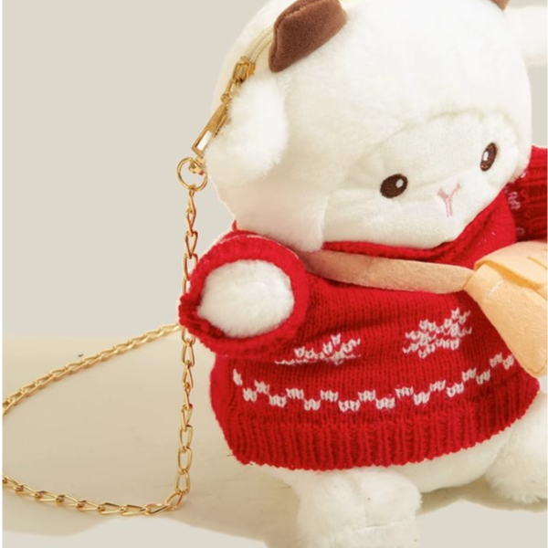 🌸Hàng Order🌸 Túi Xách Muzi&kai Chính Hãng Hình Chú Cừu Đáng Yêu Đeo Túi Nhỏ Dây Xích Đeo Sang Chảnh Nữ Tính 🌸 Quảng Châu