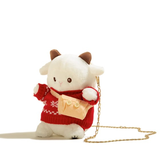 🌸Hàng Order🌸 Túi Xách Muzi&kai Chính Hãng Hình Chú Cừu Đáng Yêu Đeo Túi Nhỏ Dây Xích Đeo Sang Chảnh Nữ Tính 🌸 Quảng Châu