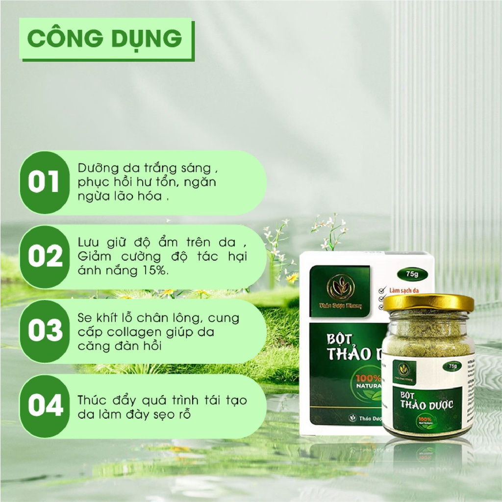 Combo trắng da căng mịn se khít lỗ chân lông, ngừa thâm nám, ngừa mụn giúp giữ ẩm cho da Thảo Dược Khang - TDK SKIN