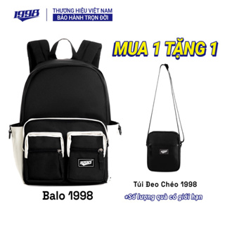 Balo Đi Học Nam Nữ BaLo Đựng LapTop 15.6Inch Chống Nước 100% Thương Hiệu 1998Brand