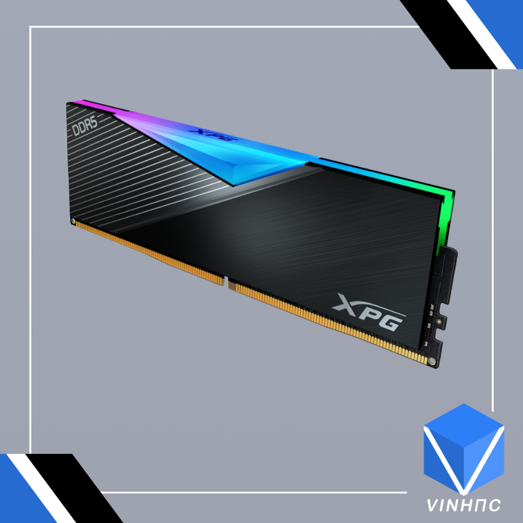 Ram ADATA LANCER DDR5 16GB 6000Mhz BLACK RGB AX5U6000C3016G-CLARBK