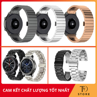 Dây kim loại thép không gỉ size 20mm / 22mm cho đồng hồ thông minh, tặng dụng cụ cắt mắt dây