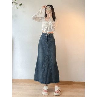 Chân váy Jeans đuôi cá dáng dài 2089 - 247plus