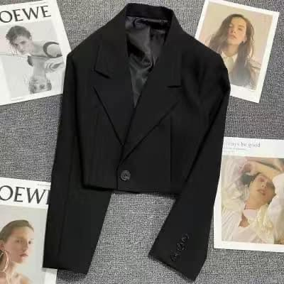 ÁO VEST CROPTOP TAY DÀI CAO CẤP, áo blazer tay dài, blazer crotop, áo vest hot hit | BigBuy360 - bigbuy360.vn
