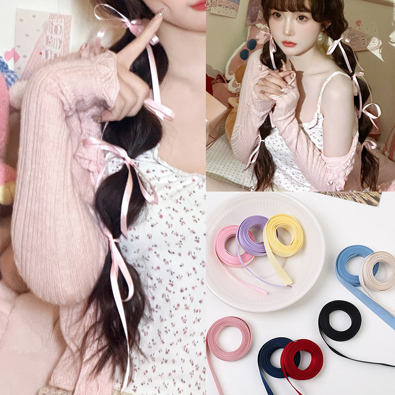 2m Dây Ruy Băng Tết Tóc Nhiều Màu Sắc