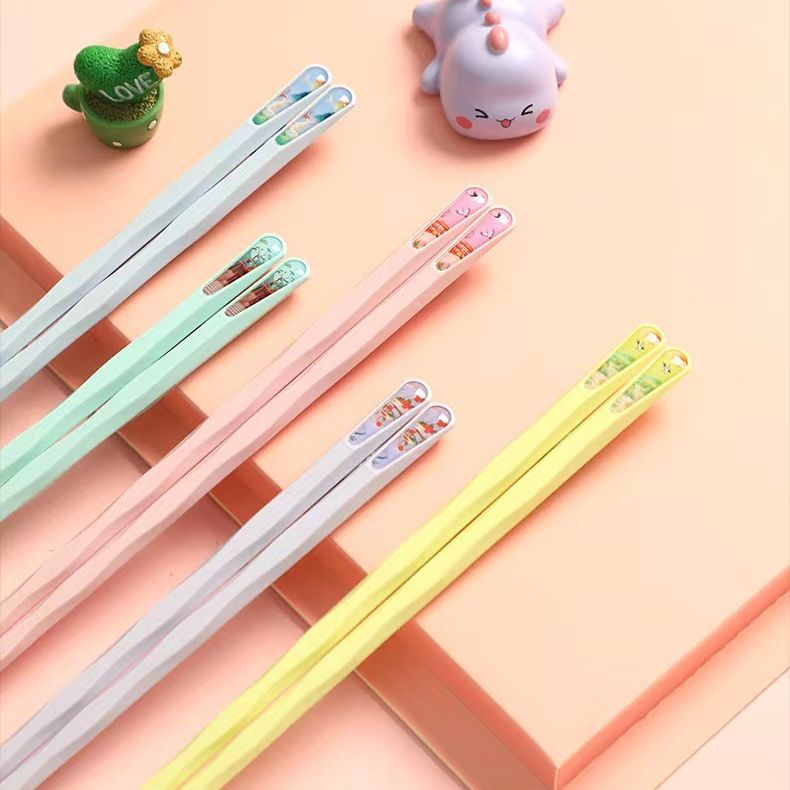 Set 5 Đôi Đũa Kiểu Nhật Bằng Sợi Thuỷ Tinh Chống Trượt Nhiều Màu Sắc - Bền Đẹp, An Toàn, Chịu Nhiệt