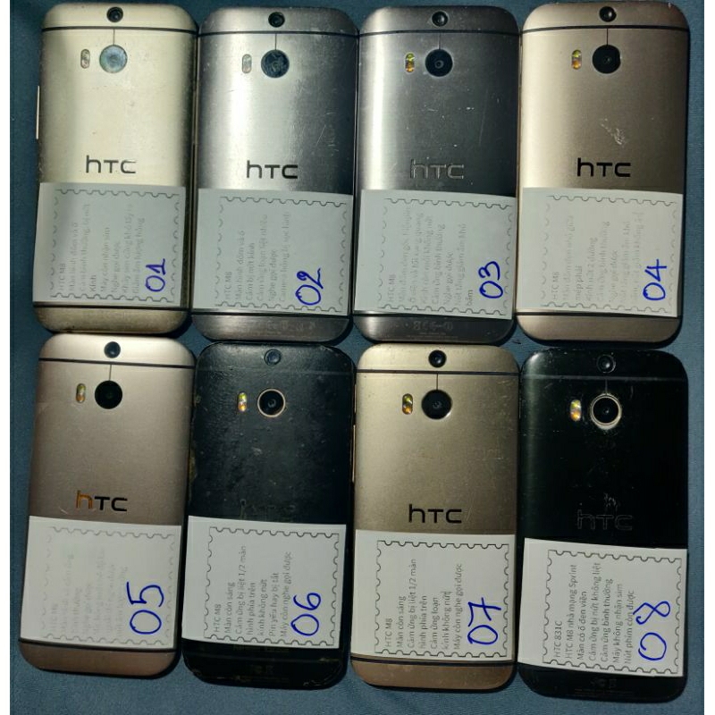 Xác HTC M8 còn lên hình