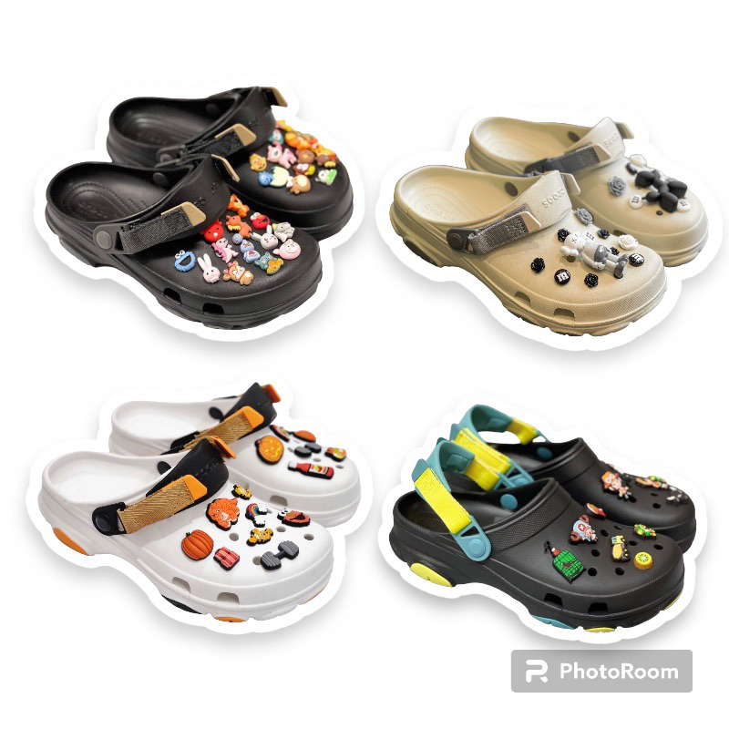 Tặng 12 sicker Giày Sandal TER Đục Lỗ Thời Trang Nam nữ chống trơn trượt,năng động trẻ trung