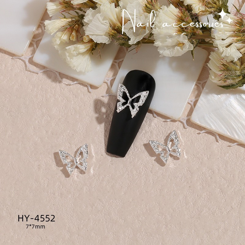 Charm nail, charm buttlefly, phụ kiện trang trí móng tay 4552 mã lẻ