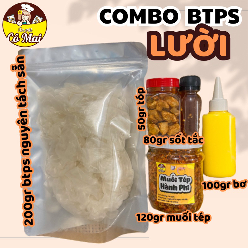Combo Bánh Tráng Phơi Sương Muối Tép Hành Phi Bơ Béo
