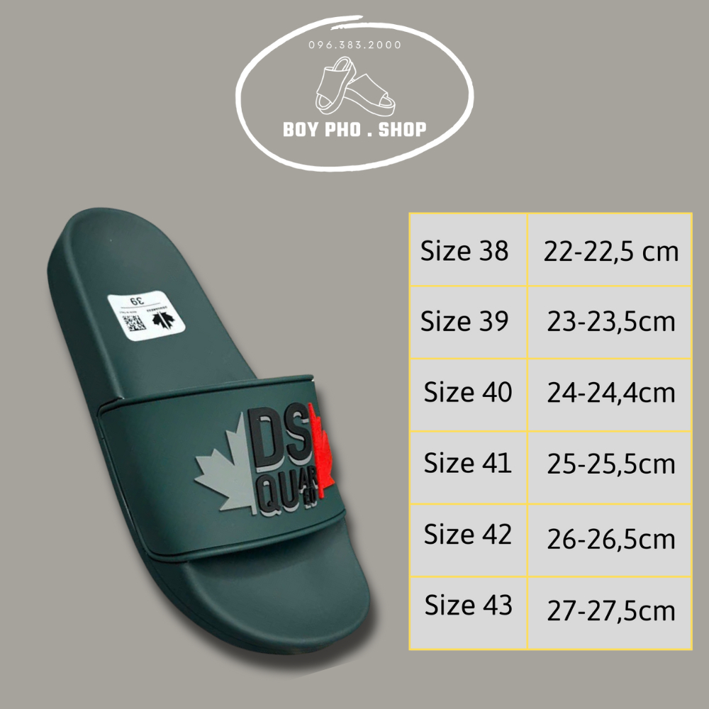 Dép quai ngang nam dsq Dép nam mẫu mới 2023 hot trend