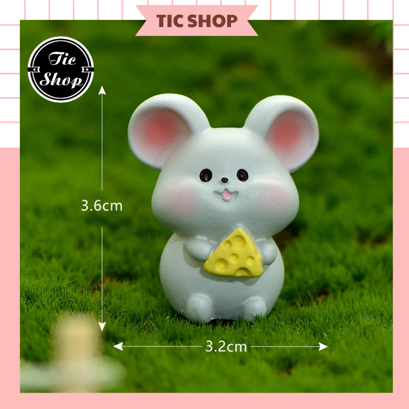 Tượng 12 Con Giáp Mô Hình Decor Trang Trí Quà Tặng Mini Cute