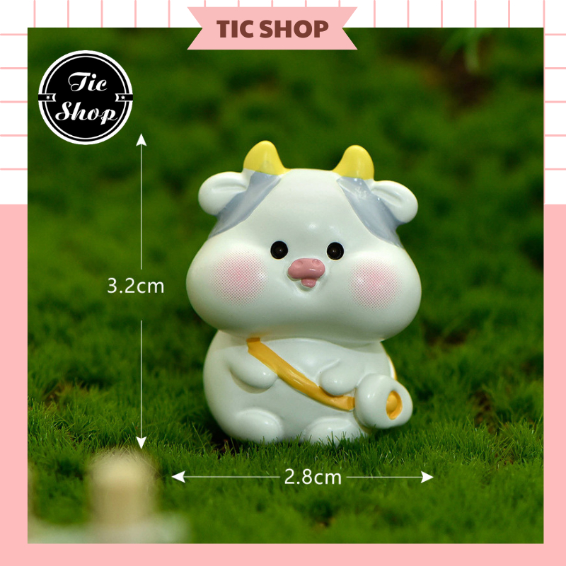 Tượng 12 Con Giáp Mô Hình Decor Trang Trí Quà Tặng Mini Cute