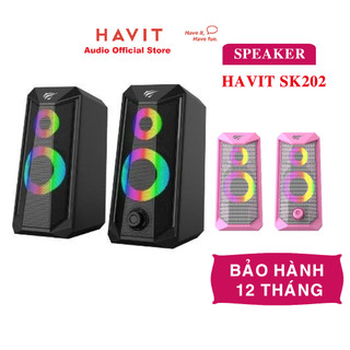 Loa Vi Tính Havit SK202 RGB 2.0 Electronic Sports Speakers - Hàng Chính Hãng
