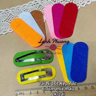 Phôi vải nỉ màu lót kẹp