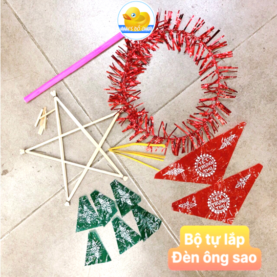 Set nguyên liệu làm đèn ông sao trung thu cho bé bán sỉ chỉ ship từ 10 chiếc