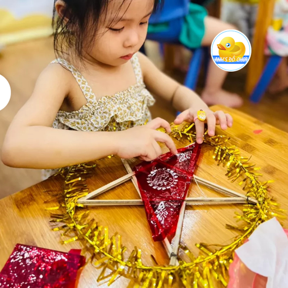 Set nguyên liệu làm đèn ông sao trung thu cho bé bán sỉ chỉ ship từ 10 chiếc