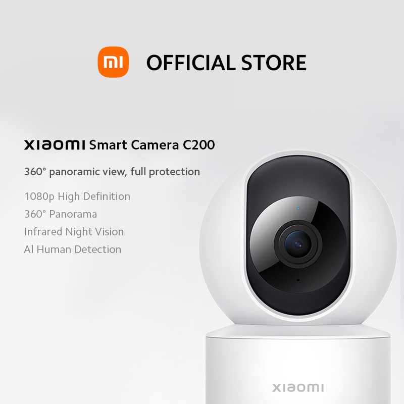 Camera thông minh Xiaomi Smart Camera C200 | xoay 360° | 1080p Full HD - Hàng Chính Hãng DGW Phân Phối