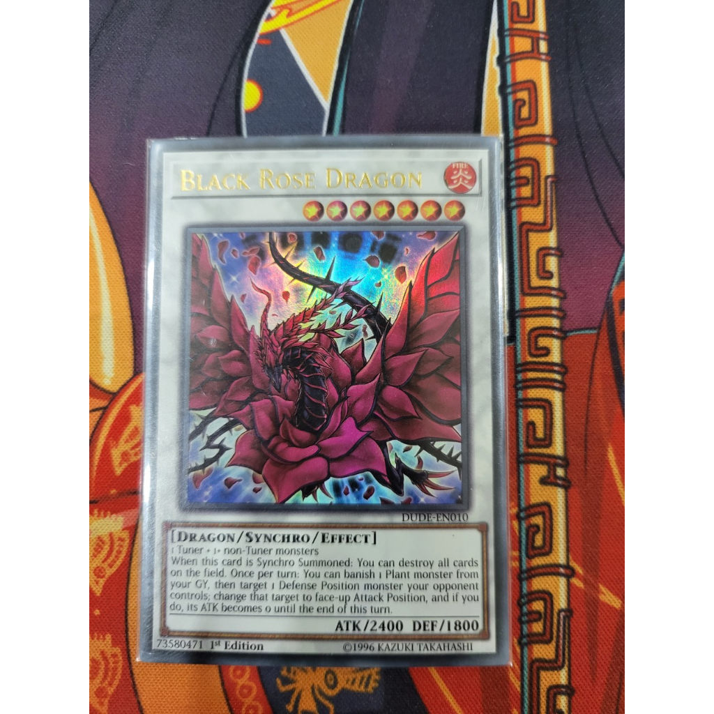 Black Rose Dragon - DUDE-EN010 - Ultra Rare 1st Edition