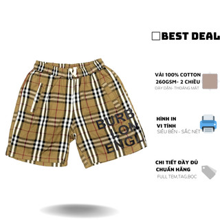 Quần short BBR nam sọc kẻ cao cấp Quần đùi BBR London kẻ nam nữ mới nhất
