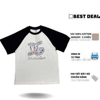 Áo thun DG Basic thêu chữ nam nữ cao cấp Áo phông Tom Basic nam nữ mới nhất