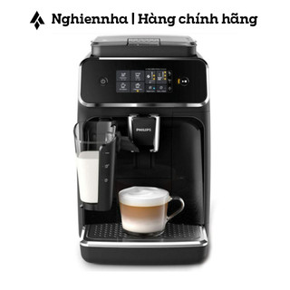 Máy pha cà phê tự động philips ep2231/40 / ep2221/40, espresso, cappuccino, latte creama, đức, bh 12 tháng, nghiennha_99