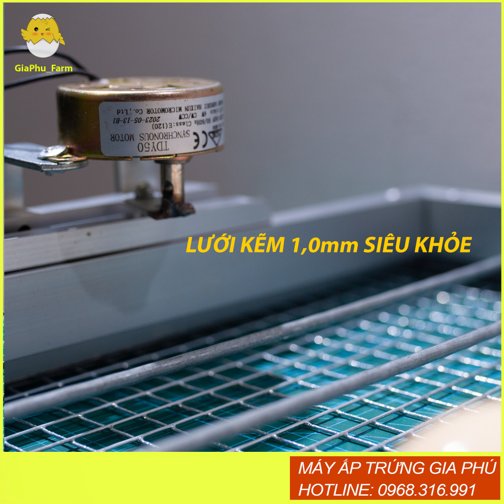 Khay đảo lăn 54 trứng nhôm cao cấp độ bền >5 năm