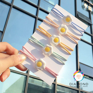 Dây Cột Tóc Trứng Rán Siêu Kute Diamond CT07