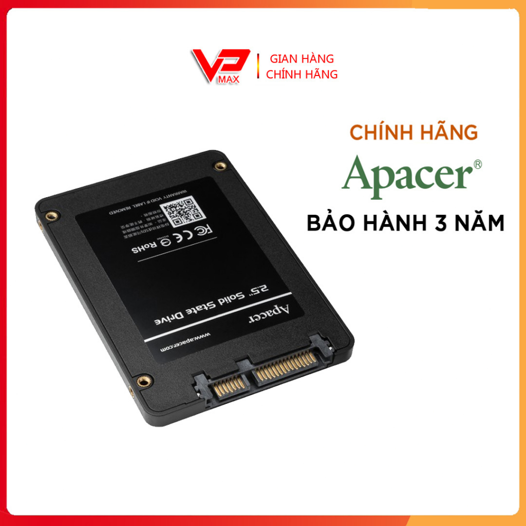 Ổ cứng SSD 120GB 128GB Gigabyte Apacer Hikvision Eekoo bảo hành 3 năm - Hàng Chính hãng - VP MAX