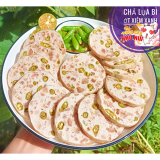Chả lụa gân ớt xiêm xanh nhà làm