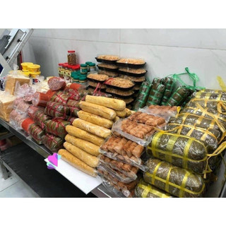 CHẢ LỤA GÂN ỚT XIÊM XANH NHÀ LÀM (500G)